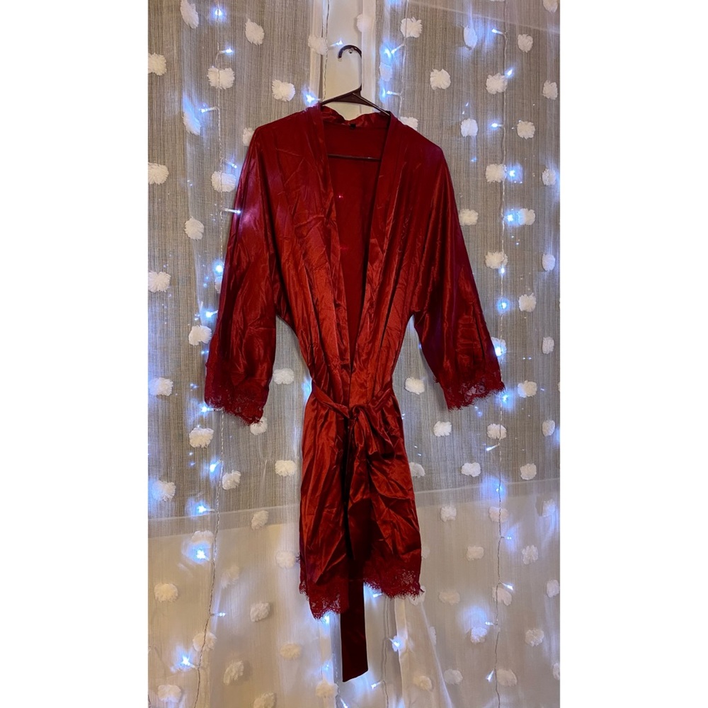 Plus Size Sayin Robe - Picture 3 of 4